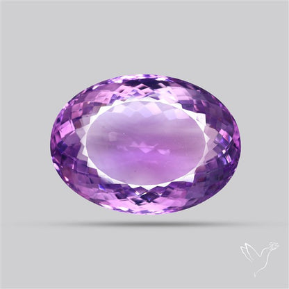 Brazilian Amethyst Clear Large Faceted Fine Gemstone
