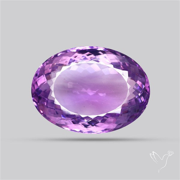 Brazilian Amethyst Clear Large Faceted Fine Gemstone