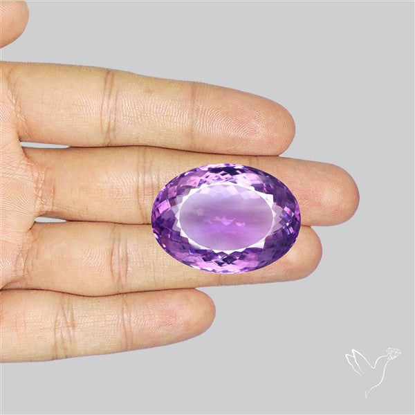 Brazilian Amethyst Clear Large Faceted Fine Gemstone