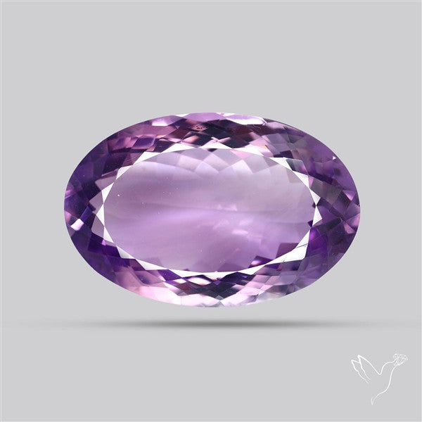 Brazilian Amethyst Clear Large Faceted Fine Gemstone