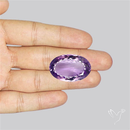 Brazilian Amethyst Clear Large Faceted Fine Gemstone