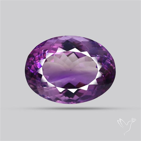 Brazilian Amethyst Clear Faceted Fine Gemstone