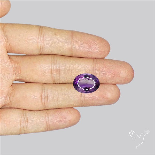 Brazilian Amethyst Clear Faceted Fine Gemstone