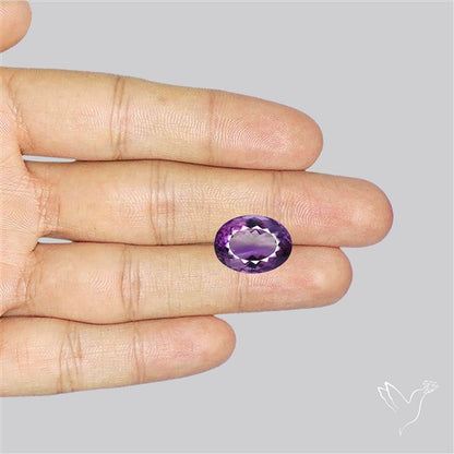 Brazilian Amethyst Clear Faceted Fine Gemstone