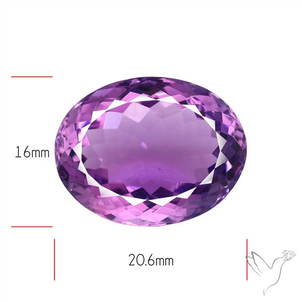 Brazilian Amethyst Clear Faceted Fine Gemstone