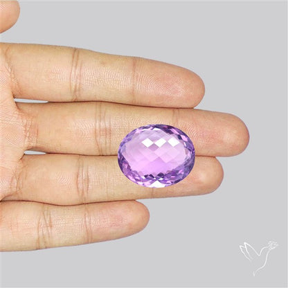 Brazilian Amethyst Clear Large Faceted Fine Gemstone