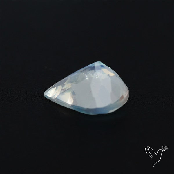 Indian Rainbow Moonstone Faceted Fine Gemstone High Grade