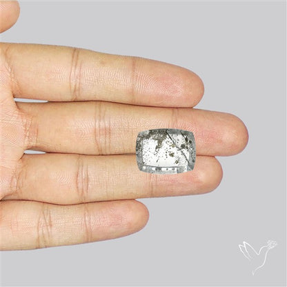 Rare Pyrite Included Quartz Cabochon