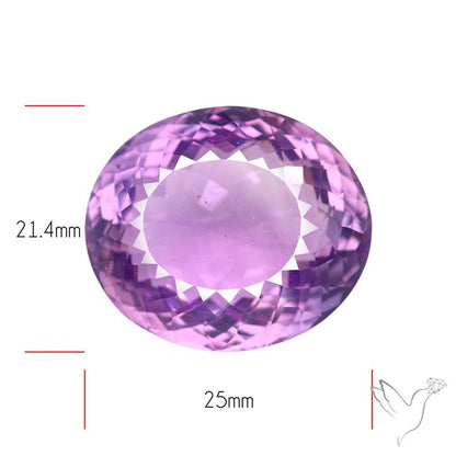 Brazilian Amethyst Clear Large Faceted Fine Gemstone