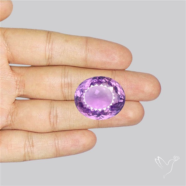 Brazilian Amethyst Clear Large Faceted Fine Gemstone