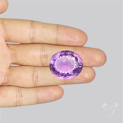 Brazilian Amethyst Clear Large Faceted Fine Gemstone