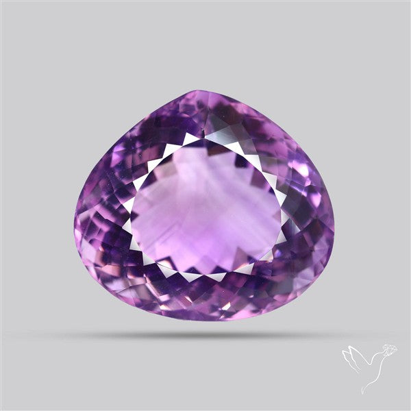 Brazilian Amethyst Clear Large Faceted Fine Gemstone