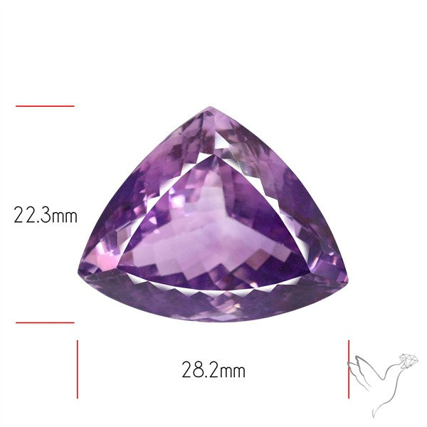 Brazilian Amethyst Clear Large Faceted Fine Gemstone