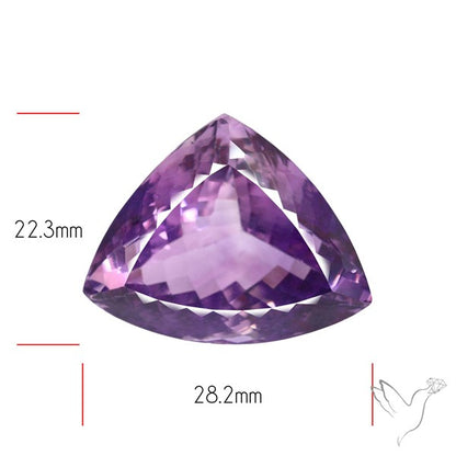 Brazilian Amethyst Clear Large Faceted Fine Gemstone