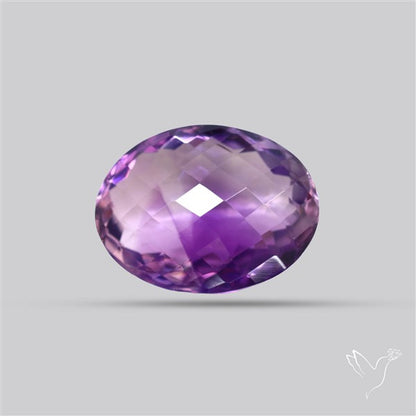 Brazilian Amethyst Clear Faceted Fine Gemstone