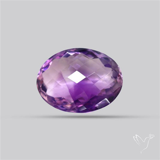 Brazilian Amethyst Clear Faceted Fine Gemstone