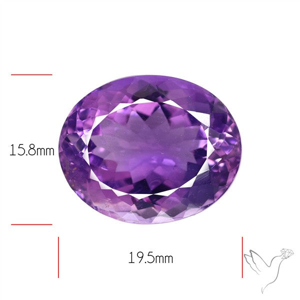 Brazilian Amethyst Clear Faceted Fine Gemstone