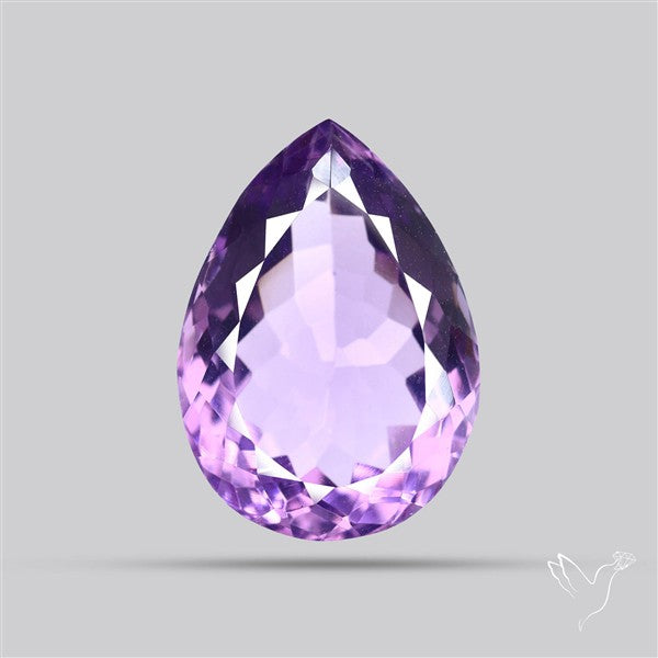 Brazilian Amethyst Clear Faceted Fine Gemstone