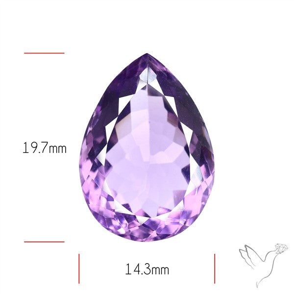 Brazilian Amethyst Clear Faceted Fine Gemstone