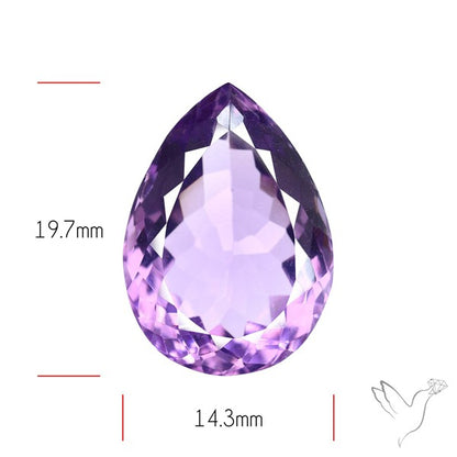 Brazilian Amethyst Clear Faceted Fine Gemstone