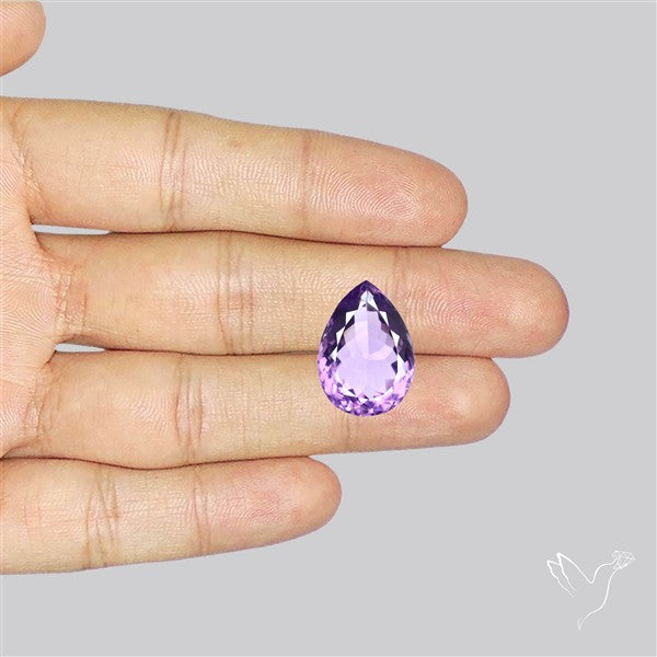 Brazilian Amethyst Clear Faceted Fine Gemstone
