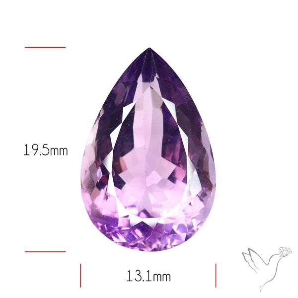 Brazilian Amethyst Clear Faceted Fine Gemstone