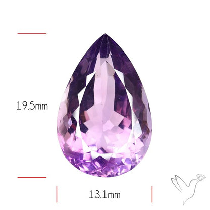Brazilian Amethyst Clear Faceted Fine Gemstone