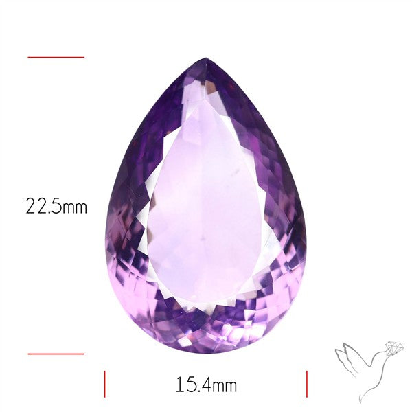Brazilian Amethyst Clear Faceted Fine Gemstone