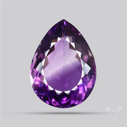 Brazilian Amethyst Clear Faceted Fine Gemstone