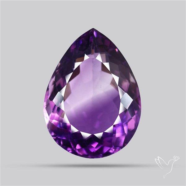 Brazilian Amethyst Clear Faceted Fine Gemstone