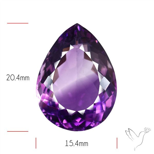 Brazilian Amethyst Clear Faceted Fine Gemstone