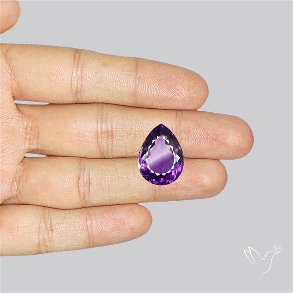 Brazilian Amethyst Clear Faceted Fine Gemstone
