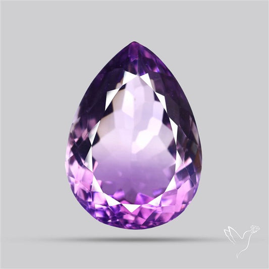 Brazilian Amethyst Clear Faceted Fine Gemstone