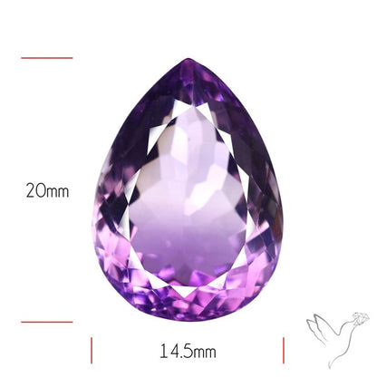 Brazilian Amethyst Clear Faceted Fine Gemstone