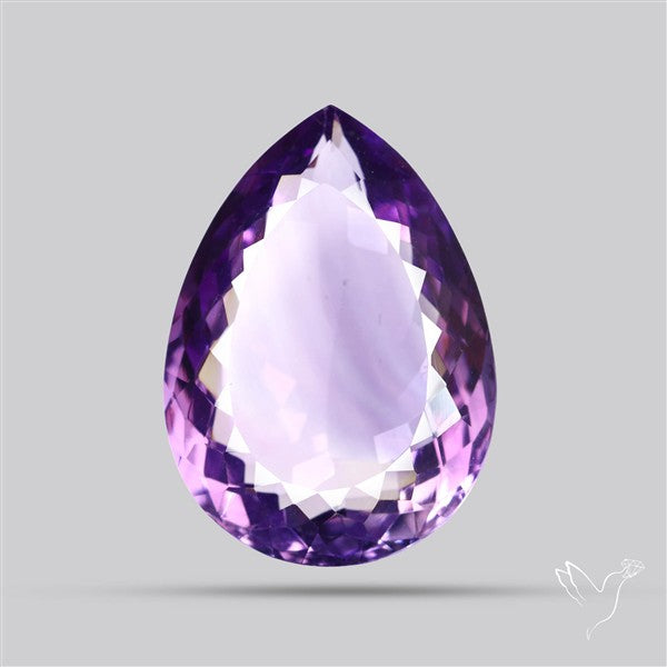 Brazilian Amethyst Clear Faceted Fine Gemstone