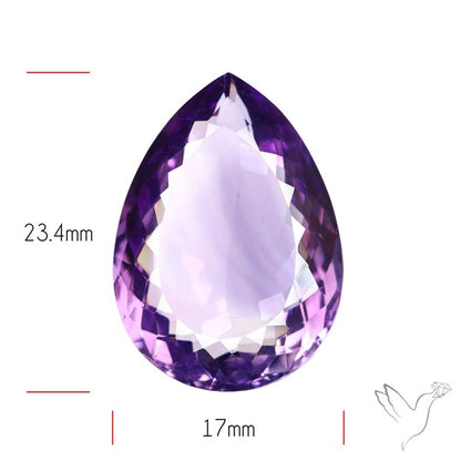 Brazilian Amethyst Clear Faceted Fine Gemstone