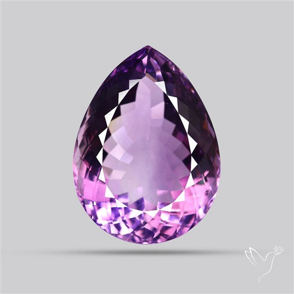 Brazilian Amethyst Clear Large Faceted Fine Gemstone