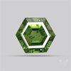 Rare Green Apatite Faceted Fine Gemstone Natural Geometric Shape