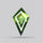 Rare Green Apatite Faceted Fine Gemstone Natural Geometric Shape