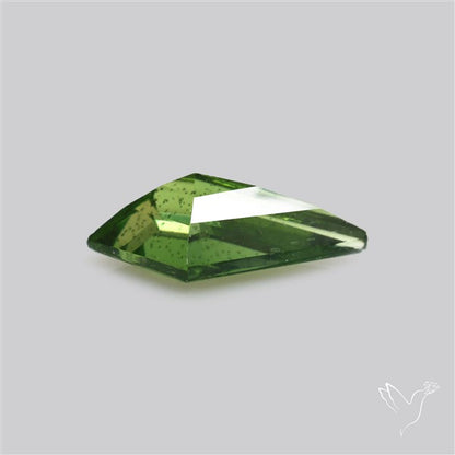 Rare Green Apatite Faceted Fine Gemstone Natural Geometric Shape