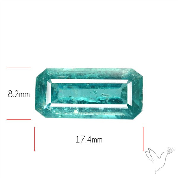 High Grade Faceted Paraiba Blue Kyanite Fine Gemstone