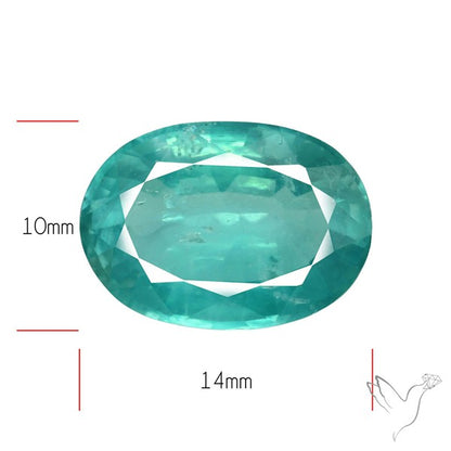 High Grade Faceted Paraiba Blue Kyanite Fine Gemstone