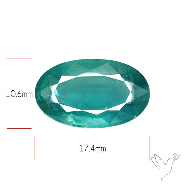High Grade Faceted Paraiba Blue Kyanite Fine Gemstone
