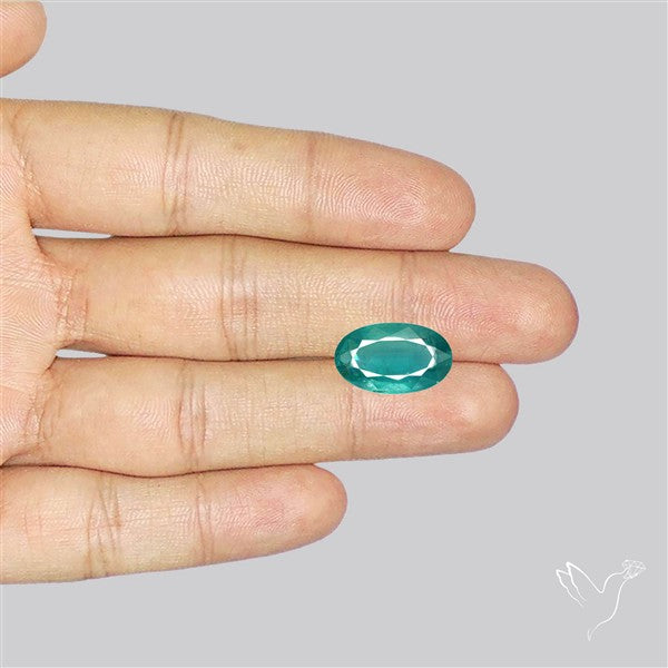 High Grade Faceted Paraiba Blue Kyanite Fine Gemstone