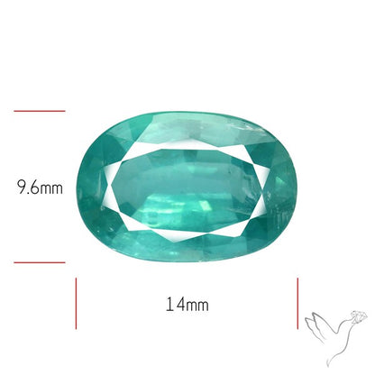 High Grade Faceted Paraiba Blue Kyanite Fine Gemstone