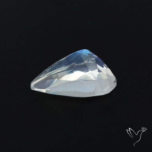 Indian Rainbow Moonstone Faceted Fine Gemstone High Grade