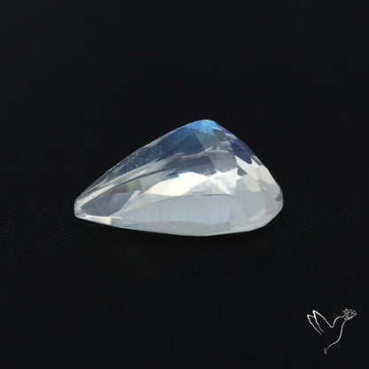 Indian Rainbow Moonstone Faceted Fine Gemstone High Grade