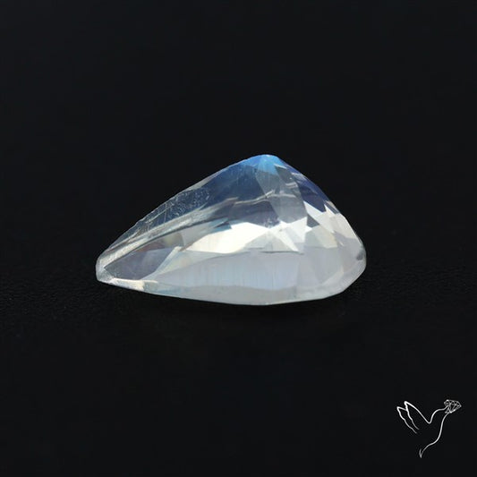 Indian Rainbow Moonstone Faceted Fine Gemstone High Grade