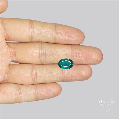 High Grade Faceted Paraiba Blue Kyanite Fine Gemstone