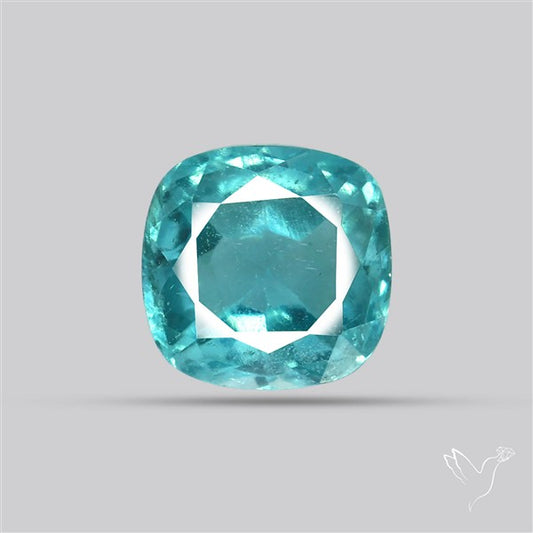 High Grade Faceted Paraiba Blue Kyanite Fine Gemstone